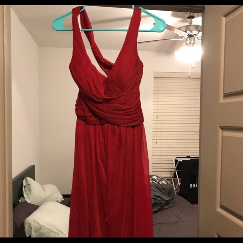 David’s bridal. Worn once. Apple. Knee length